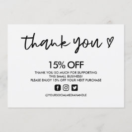 Zwart-wit Hartelijk dank Medium invoegen Kaart