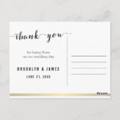 Zwart-wit - Hartelijk dank voor uw Briefkaarten Go (Achterkant)