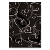 Zwart-wit hartritme kaart (Voorkant)