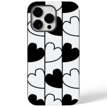 Zwart-wit hartstrepen patroon