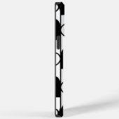 Zwart-wit hartstrepen patroon Case-Mate iPhone case (Achterkant / Rechts)