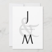 Zwart-wit hedendaags kaart (Achterkant)