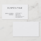 Zwart-wit hedendaags Parijse Visitekaartje (Voorkant / Achterkant)