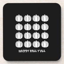 Zwart-wit herfst decoratie pompoenen