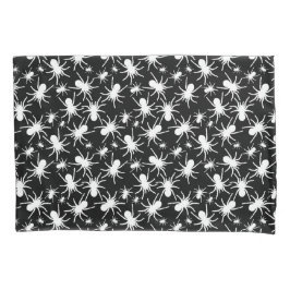 Zwart-wit Herhalend Motief | Spinnenpatroon Kussensloop