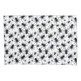 Zwart-Wit Herhalend Motief | Spinpatroon Kussensloop