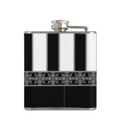 Zwart-wit Heupfles (Achterkant)