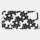 Zwart-wit-hex-gegevenspatronen Case-Mate iPhone Case (Achterkant (horizontaal))