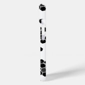 Zwart-wit-hex-gegevenspatronen Case-Mate iPhone Case (Achterkant / Links)