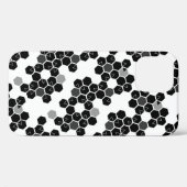 Zwart-wit-hex-gegevenspatronen Case-Mate iPhone Case (Achterkant (horizontaal))