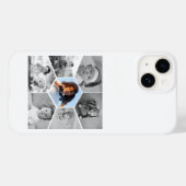 Zwart-wit Hexagon Fotocollage Case-Mate iPhone Case (Achterkant (horizontaal))