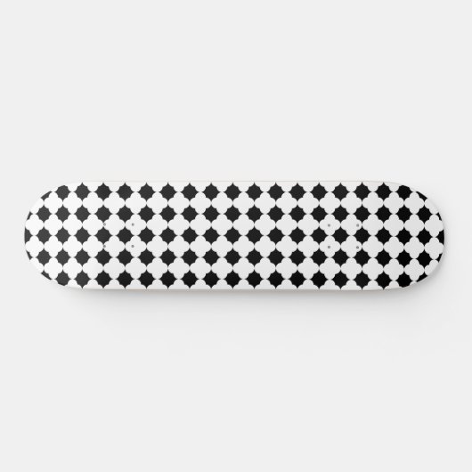 Zwart wit hexagon Pattern-skateboard Persoonlijk Skateboard (Horizontaal)