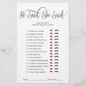 Zwart-wit Hij zei dat ze Vrijgezellenfeest zei (Voorkant)