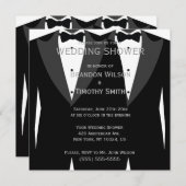 Zwart-wit homotrouwfeest uitnodigingen (Voorkant / Achterkant)