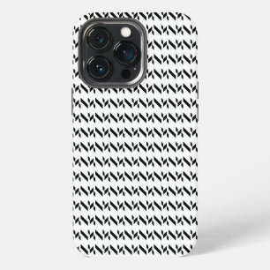 zwart-wit honden tand iPhone 13 pro hoesje