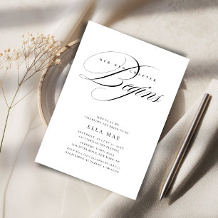 Zwart-wit hoofdstuk begint met online Vrijgezellen Kaart