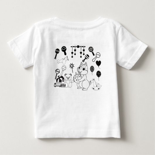 Zwart-wit hoog contrast (Achterkant)