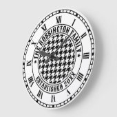 Zwart & Wit Houndstooth Familienaam Datum Opgerich Grote Klok (Hoek)