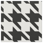 Zwart-wit houndstooth-patroon stof (Close Up)