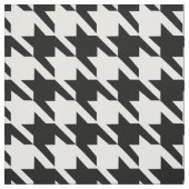 Zwart-wit houndstooth-patroon stof (Swatch)