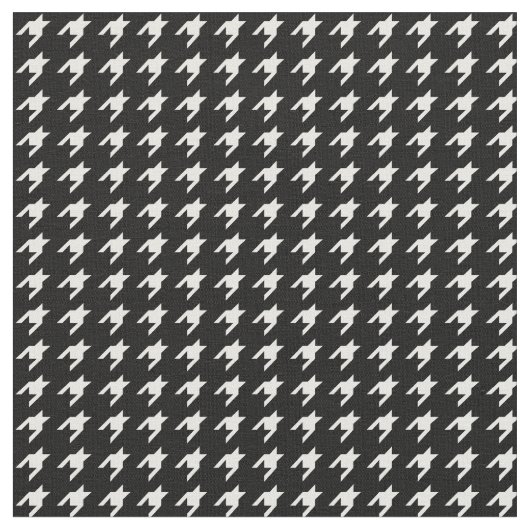 Zwart-wit Houndstooth Stof (Close Up)