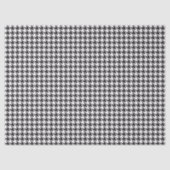 Zwart-wit Houndstooth Tissue Paper Tissuepapier (Voorkant)