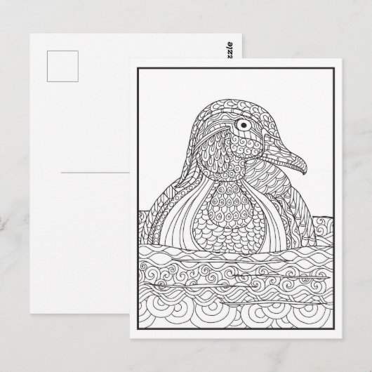 Zwart-wit houten Kaart (Voorkant / Achterkant)