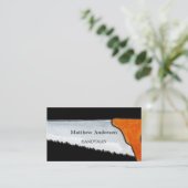 Zwart wit huis reparaties foto QR code klusjesman Visitekaartje (Staand voorkant)