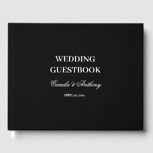 Zwart-wit Huwelijk Gastenboek