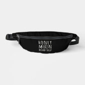 Zwart-wit Huwelijksreis Road Trip Fanny Pack Heuptasje (Voorkant)