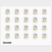 Zwart & Wit hypotheek / verzekeringslogo sticker (Vel)