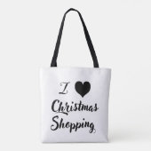 Zwart-wit I 🖤Kerstinkopen Tote Bag (Achterkant)