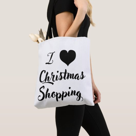 Zwart-wit I 🖤Kerstinkopen Tote Bag (Dichtbij)