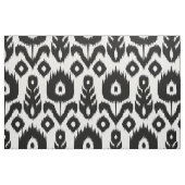 Zwart-wit Ikat-patroon Stof (Fat Quarter)