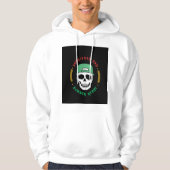 Zwart-wit Illustratief Skull T-shirt (Voorkant)
