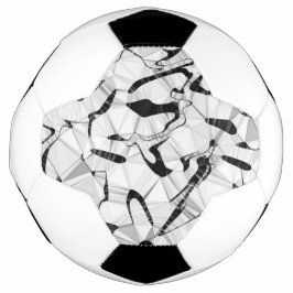 Zwart-wit in bewegend Voetbal