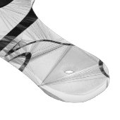 Zwart-wit in bewegingsklapbord snijplank (Hoek)