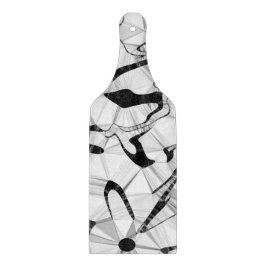 Zwart-wit in bewegingsklapbord snijplank