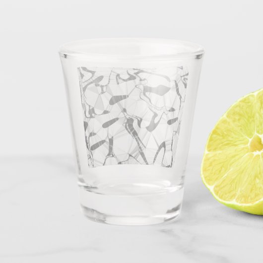 Zwart-wit in bewegingsschitterend glas (Achterkant)