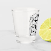 Zwart-wit in bewegingsschitterend glas (Links)