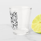 Zwart-wit in bewegingsschitterend glas (Rechts)