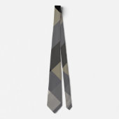 Zwart-wit in de Grijze Stropdas van de Plaid (Voorkant)
