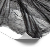 Zwart-wit in de stadsstraat | AI Art Poster (Hoek)