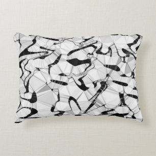 Zwart-wit in Motion Accent Cushion Kussen
