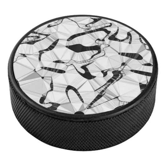 Zwart-wit in Motion Hockey Puck (3/4)