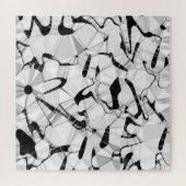 Zwart-wit in Motion Jigzaag Puzzle Legpuzzel (Horizontaal)
