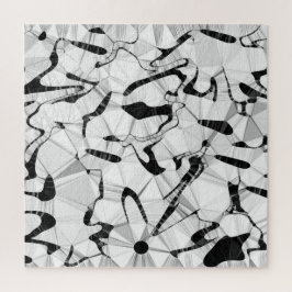 Zwart-wit in Motion Jigzaag Puzzle Legpuzzel