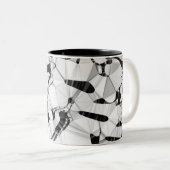 Zwart-wit in Motion Two Tone Mok (Voorkant rechts)