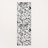 Zwart-wit in Motion Yoga Mat (Voorkant)