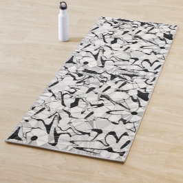 Zwart-wit in Motion Yoga Mat
